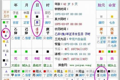 命盤五行|生辰八字算命、五行喜用神查询（免费测算）